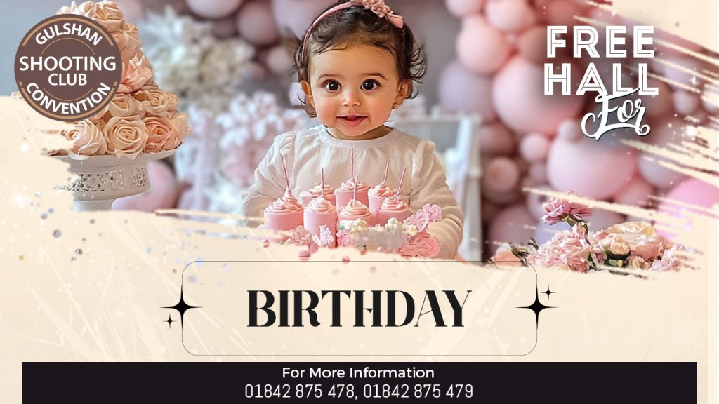 Best Birthday Offer at Gulshan Shooting Club Convention